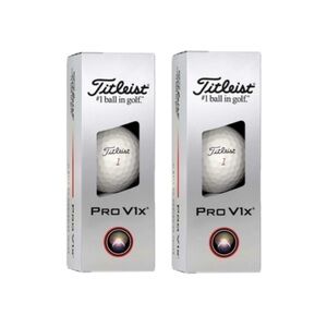 Set of New 👉Titleist Pro V1x Silver Golf Ball Box